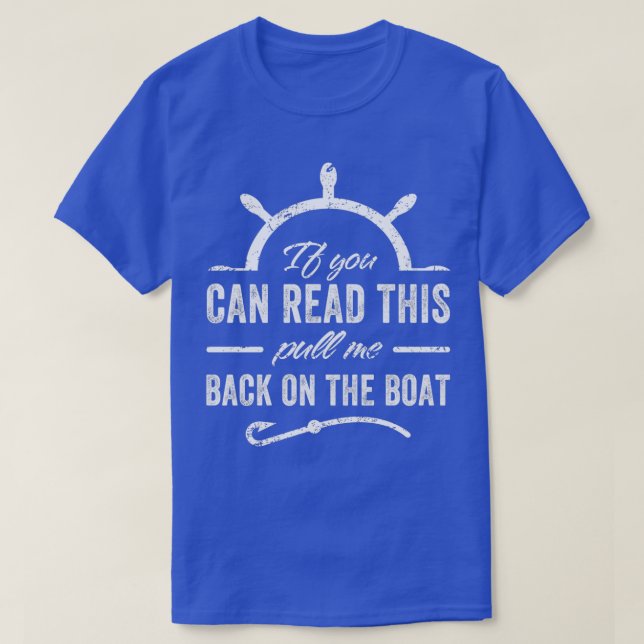 Wenn du das hier lesen kannst, ziehe mich zurück i T-Shirt (Design vorne)