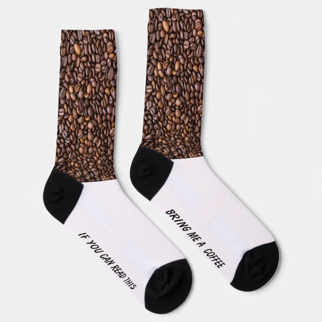 Wenn du das lesen kannst, bring mir einen Kaffee Socken (Rechts)