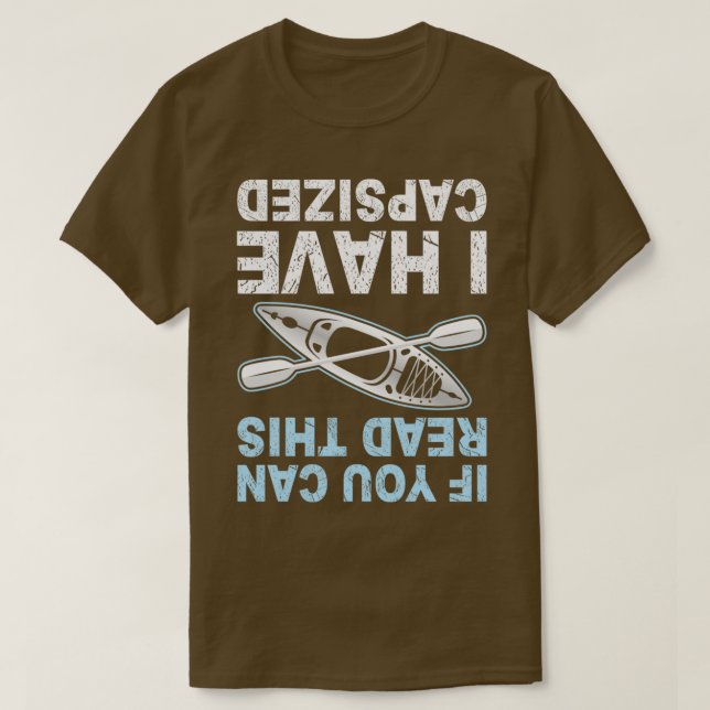 Wenn du das lesen kannst, habe ich gekentert T-Shirt (Design vorne)
