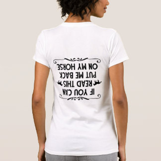 Wenn du das lesen kannst, setz mich wieder auf mei T-Shirt