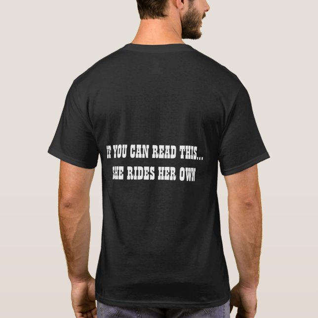 Wenn du das lesen kannst.. T-Shirt (Rückseite)