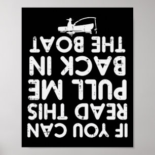 Wenn du das lesen kannst, zieh an Byck Boot Angel Poster
