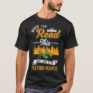 Wenn du das liest, schau nicht auf meine betenden T-Shirt