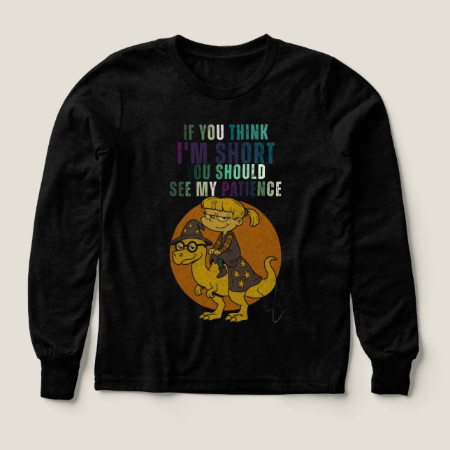 WENN DU DENKST, ICH BIN KURZ, DU SOLLTEST MEINE GE (Design Vorderseite)