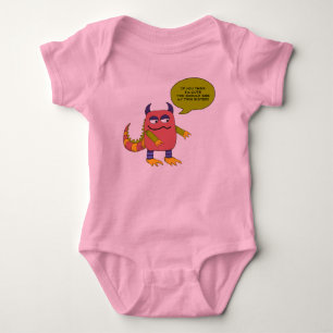 Wenn du denkst, ich bin Niedlich.. Baby Strampler