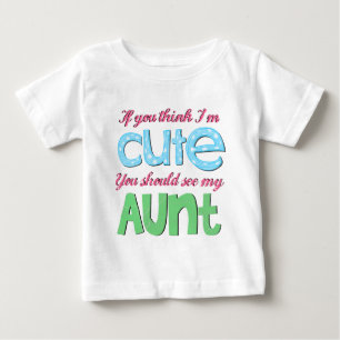 Wenn du denkst, ich bin Niedlich, solltest du mein Baby T-shirt