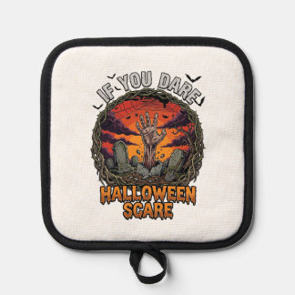 Wenn Du Dich Traust Halloween Erschreckender Zombi Topflappen