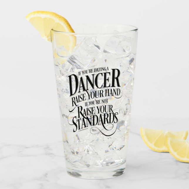 Wenn du ein Tänzer Verabrede Glas (Vorderseite Ice)