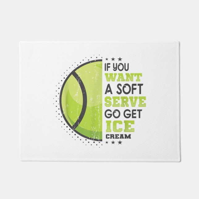 Wenn du einen weichen Serve Will, bekomme den Eisc Fußmatte (Vorderseite)