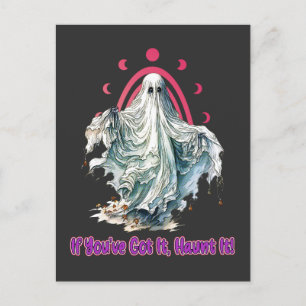 Wenn du es Got hast, hasse es - Halloween Postkarte