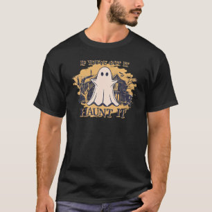 Wenn du es Got, spuke es Retro Boho Halloween Spoo T-Shirt