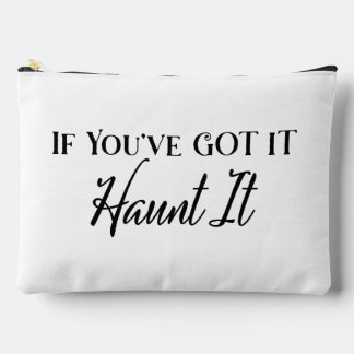 Wenn du es hast, zeige es | Halloween-Design groß Zubehörtasche