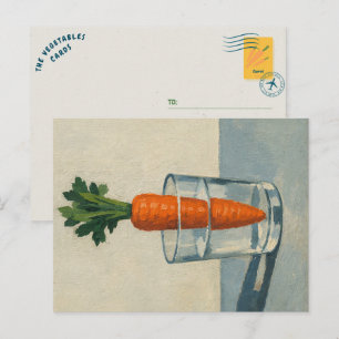 Wenn du es pflanzt, wird es wachsen   Karotten-Pos Postkarte