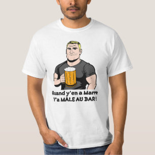 WENN DU ES SATT HAST, IST ES EIN MÄNNCHEN IN DER B T-Shirt