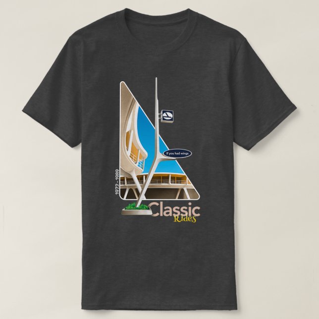 Wenn du Flügel hattest T-Shirt (Design vorne)