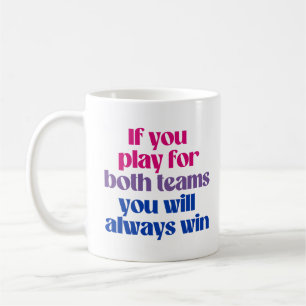 Wenn du für beide Teams spielst, wirst du immer ge Kaffeetasse