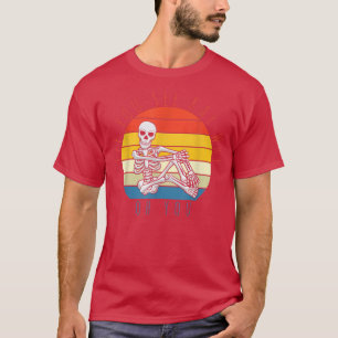 Wenn du Kay siehst, warum du Skelett-Horror Vintag T-Shirt
