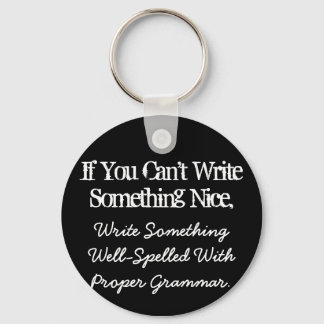 Wenn du keinen netten Schlüsselanhänger schreiben