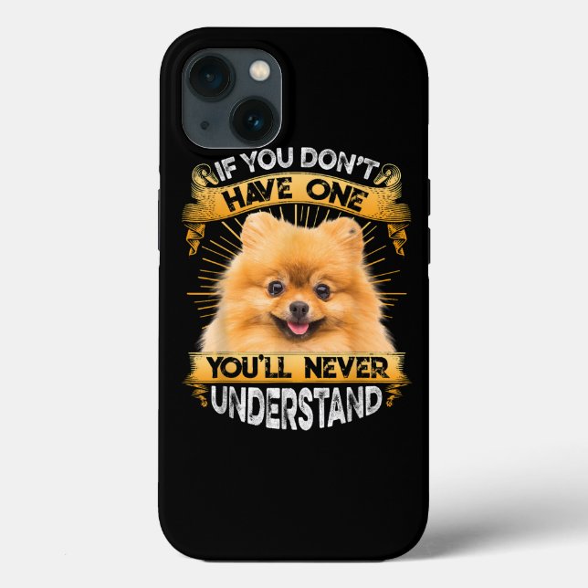 Wenn du keinen Spitz witzig hast Case-Mate iPhone Hülle (Rückseite)