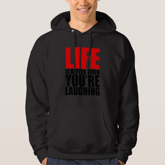 Wenn du lachst   hoodie (Vorderseite)