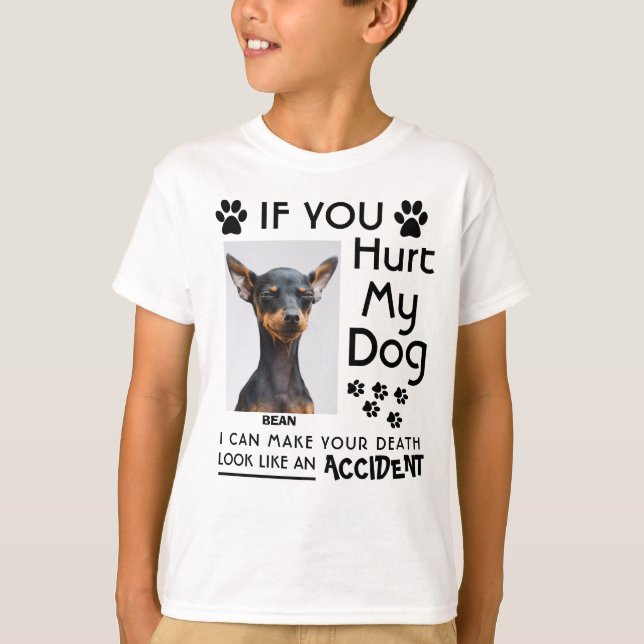 Wenn du meinen Hund verletzt hast, kann ich deinen T-Shirt (Vorderseite)