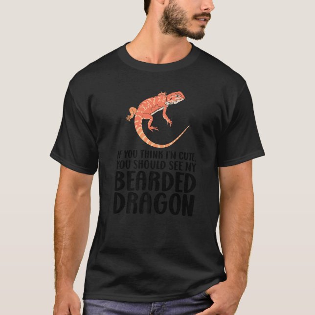Wenn du meinst, ich bin Niedlich, solltest du mein T-Shirt (Vorderseite)