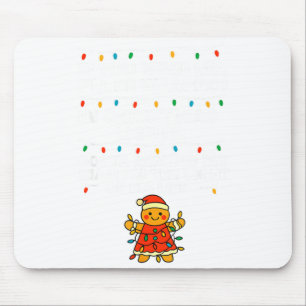 Wenn du mich brauchst, werde ich in Weihnachtslich Mousepad