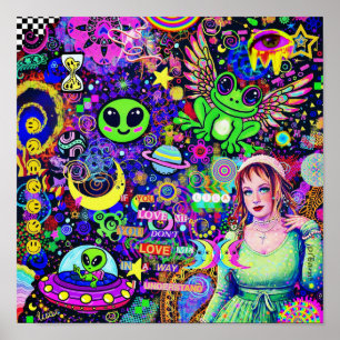 Wenn du mich liebst, liebst du mich nicht Trippy Poster