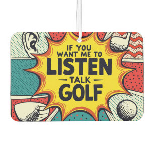 Wenn du mir Gewollt hast, mir ein Golfgeschenk anz Autolufterfrischer