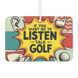 Wenn du mir Gewollt hast, mir ein Golfgeschenk anz Autolufterfrischer