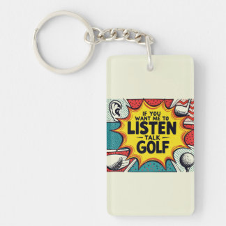 Wenn du mir Gewollt hast, mir ein Golfgeschenk anz Schlüsselanhänger