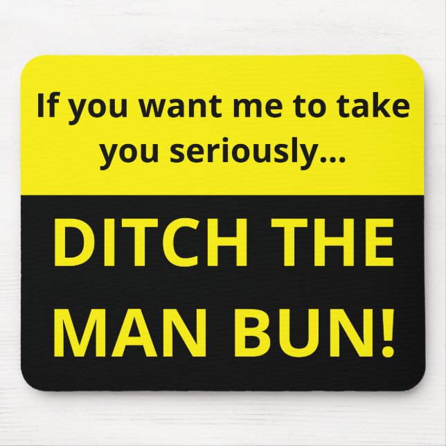 Wenn du mir will, dich ernst zu nehmen Mann brennt Mousepad (Vorne)