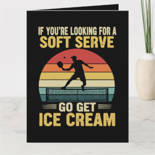 Wenn du nach einem Soft-Serve-Pickleball suchst Dankeskarte