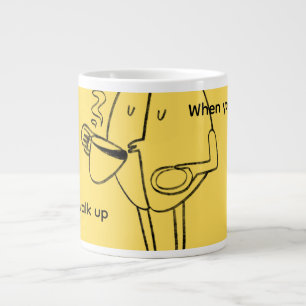 „Wenn du näher kommst“ Inspirations-Tasse mit Zita Jumbo-Tasse