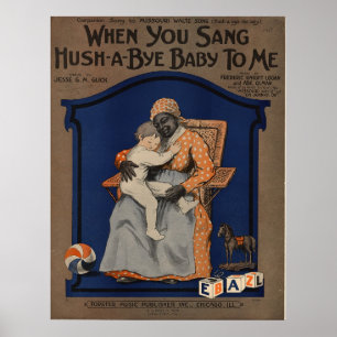 Wenn du sang, verschiebe mir ein Baby Poster