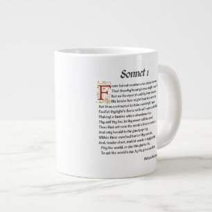 Wenn du, schönste Jugendblüte, nicht vermehrst Jumbo-Tasse