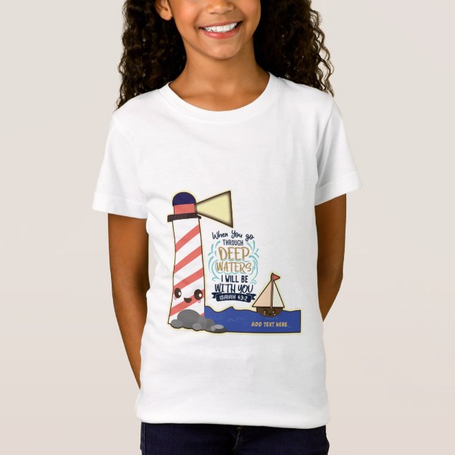 Wenn du Thro gehst. Tiefseegewässer Isaiah Persona T-Shirt (Vorderseite)