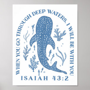 Wenn du tiefes Wasser durchgehst, werde ich bei di Poster