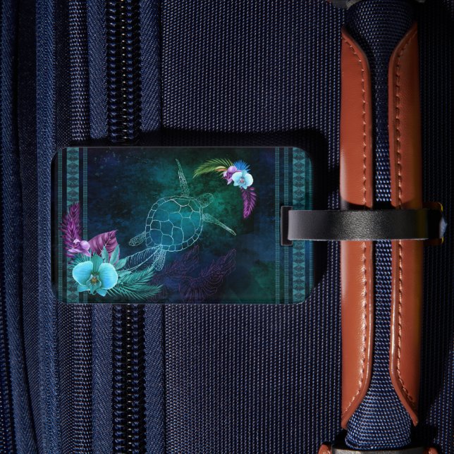 Wenn du von Hawaii träumst Gepäckanhänger (Rückseite Insitu 2)