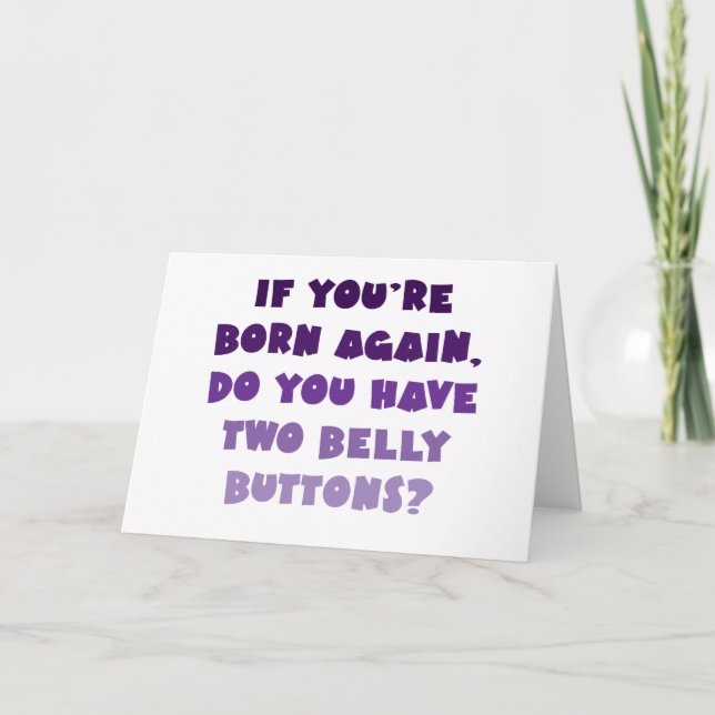 Wenn du wieder geboren bist. karte (Vorderseite)