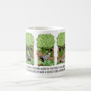 Wenn ein Baum fällt auf ein Mime ... Kaffeetasse