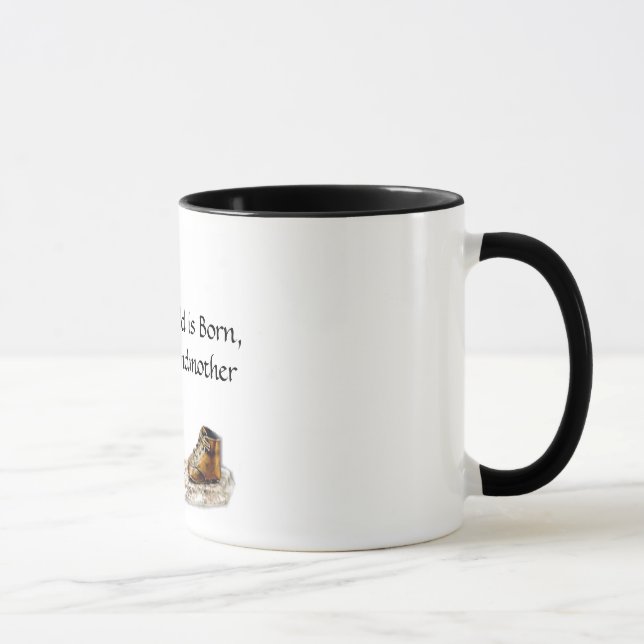 Wenn ein Kind geboren ist, ist so eine Großmutter Tasse (Rechts)