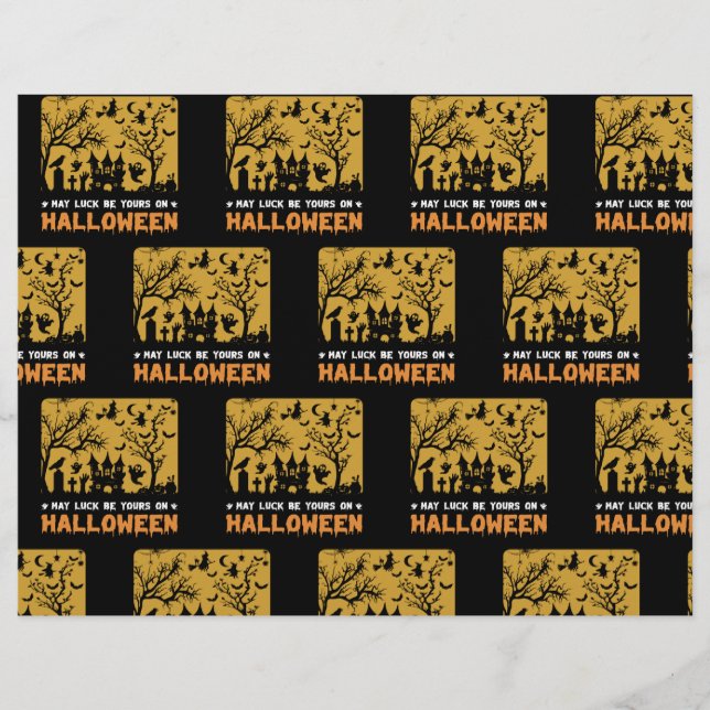 Wenn ein schwarzes Roam Scrapbook Paper Flyer (Vorne)