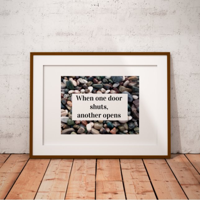 Wenn eine Tür geschlossen wird, öffnet eine andere Poster (Von Creator hochgeladen)