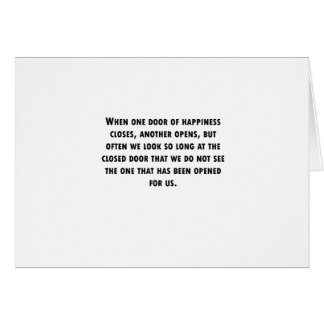 Wenn eine Tür schließt