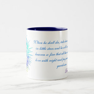 Wenn er soll, die zweifarbige tasse