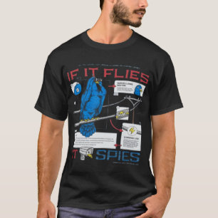 Wenn es fliegt, spioniert es sonnige Vögel sind ni T-Shirt