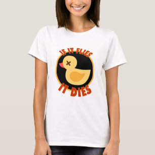 Wenn es fliegt, stirbt es lustig auf Entenjagd T-Shirt
