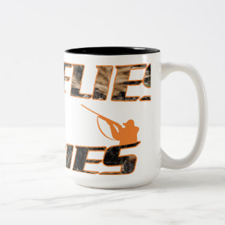 Wenn es fliegt, stirbt es zweifarbige tasse