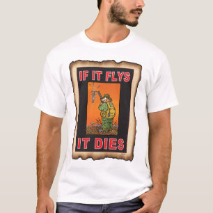 WENN ES FLYS ORA T WEISS T-Shirt